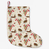 Niedliche Weihnachtsfeiertage Kleiner Weihnachtsstrumpf (Vorderseite)