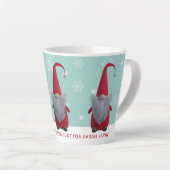 Niedliche Weihnachtsfeiertage Latte Tasse (Rechte Ecke)