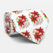 Niedliche Weihnachtsfeiertage mit Poinsettias Krawatte (Gerollt)
