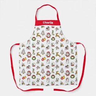 Niedliche Weihnachtsfeiertage Schürze