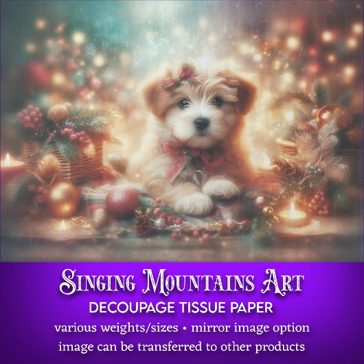 Niedliche Weihnachtsfeiertage Seidenpapier