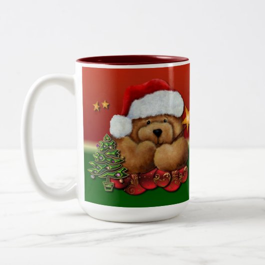 Niedliche Weihnachtsfeiertage Tasse (Links)