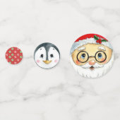 Niedliche Weihnachtsfeiertage Wasserfarben Factory Konfetti (Vorderseiten)