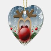 Niedliche Weihnachtsfeiertage Weihnachten Keramikornament (Links)