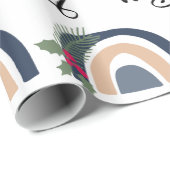 Niedliche Weihnachtsfeiertage Winterpine-Geschenk Geschenkpapier (Rolleneckpunkt)