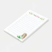 Niedliche Weihnachtsfeiertage zum Nachlesen Post-it Klebezettel (angewinkelt)