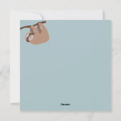 Niedliche Weihnachtsfeige Feiertagskarte (Rückseite)