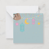 Niedliche Weihnachtsfeige Mitteilungskarte (Rückseite)