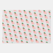 Niedliche Weihnachtsferien Geschenkpapier Set (Vorderseite 2)