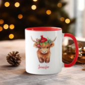 Niedliche Weihnachtsferien-Weihnachtsmannmütze für Tasse