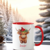 Niedliche Weihnachtsferien-Weihnachtsmannmütze für Tasse