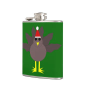 Niedliche Weihnachtsflasche Flachmann (Links)