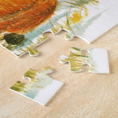 Niedliche Weihnachtsfoxen Puzzle (Seite)