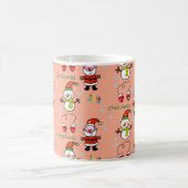 niedliche Weihnachtsfreude Kaffeetasse (Mittel)