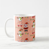 niedliche Weihnachtsfreude Kaffeetasse (Links)