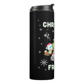 Niedliche Weihnachtsfreunde Thermosbecher (Nach links gedreht)
