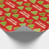 Niedliche Weihnachtsgebäck Geschenkpapier (Ecke)