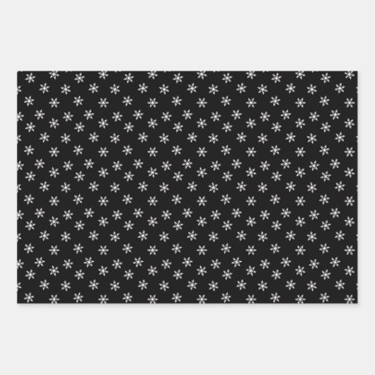 Niedliche Weihnachtsgebäck Kekse Schneeflocken Geschenkpapier Set (Vorderseite 3)