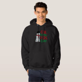 Niedliche Weihnachtsgebäck Kindermädchen Kindermäd Hoodie (Vorne ganz)