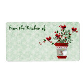 Niedliche Weihnachtsgeburten - Küchenschilder (Vorne)