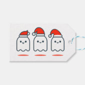 Niedliche Weihnachtsgeister Geschenkanhänger (Vorderseite (Horizontal))