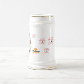 Niedliche Weihnachtsgeister-Tasse | Holiday Ginger Bierglas (Mittel)