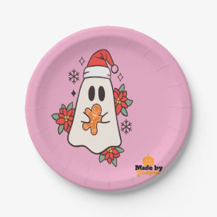 Niedliche Weihnachtsgeister-Tasse   Holiday Ginger Pappteller