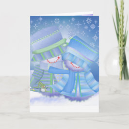 Niedliche Weihnachtsgeschenke Feiertagskarte