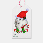 Niedliche Weihnachtsgeschenke Geschenkanhänger (Vorderseite)