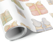 Niedliche Weihnachtsgeschenke handbemalt Geschenkpapier (Rolleneckpunkt)
