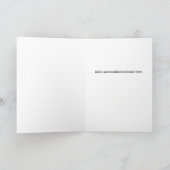 Niedliche Weihnachtsgeschenke Rentierwrapping Gesc Feiertagskarte (Innenseite)