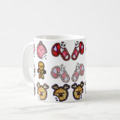 Niedliche Weihnachtsgeschenke Tasse (Vorderseite Links)