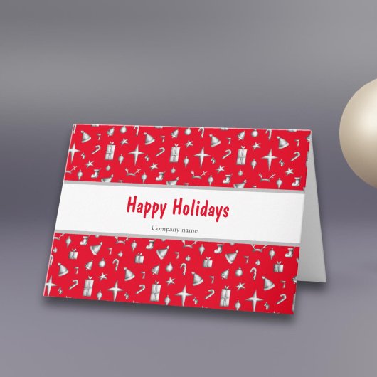 Niedliche Weihnachtsgeschenke und Sterne Illustrie Karte