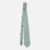 Niedliche Weihnachtsgeschenke Ziermuster Krawatte (Rückseite)