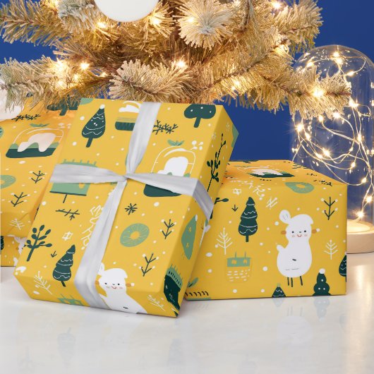 niedliche Weihnachtsgeschenkpapier Geschenkpapier (Feiertage)