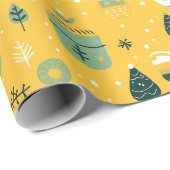niedliche Weihnachtsgeschenkpapier Geschenkpapier (Rolleneckpunkt)