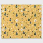 niedliche Weihnachtsgeschenkpapier Geschenkpapier (Flach)