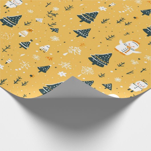 niedliche Weihnachtsgeschenkpapier Geschenkpapier (Ecke)