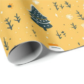 niedliche Weihnachtsgeschenkpapier Geschenkpapier (Rolleneckpunkt)