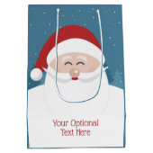 Niedliche Weihnachtsgeschenktaschen Mittlere Geschenktüte (Rückseite)