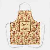Niedliche Weihnachtsgingerbrot-Schürze Schürze (Vorderseite)