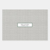 Niedliche Weihnachtsgnomen Light Shine Forest Tree Geschenkpapier Set (Vorderseite 2)