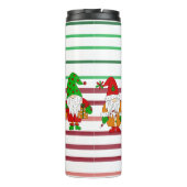Niedliche Weihnachtsgnomen Thermosbecher (Rückseite)