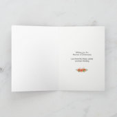 Niedliche WeihnachtsHamsterkarte Feiertagskarte (Innenseite)