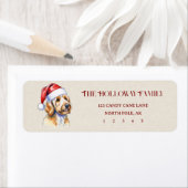 Niedliche Weihnachtshandziehe Golden Doodle Rückga (Insitu)