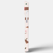 Niedliche Weihnachtshunde mit Haustiermuster Case-Mate iPhone Hülle (Rückseite / Links)