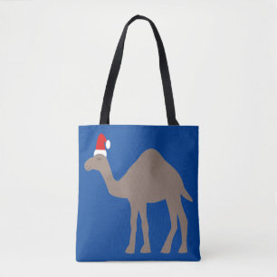 Niedliche Weihnachtskamel Gemusterte Doppelseitens Tasche