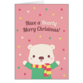 Niedliche Weihnachtskarte (Vorne)