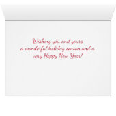 Niedliche Weihnachtskarte (Innenansicht Horizontal (Unten))