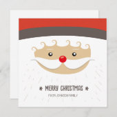 Niedliche Weihnachtskarte (Vorne/Hinten)